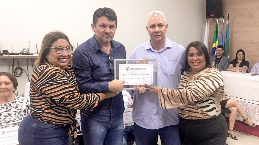 Marcilene Cristina, Adriano Oliveira, Diomar Honório e Michelle Pereira (Foto: Arquivo pessoal)