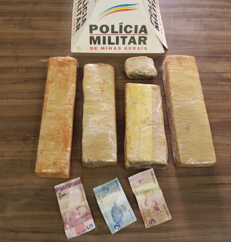  Suspeitos são presos em Centralina com 3,6 kg de maconha