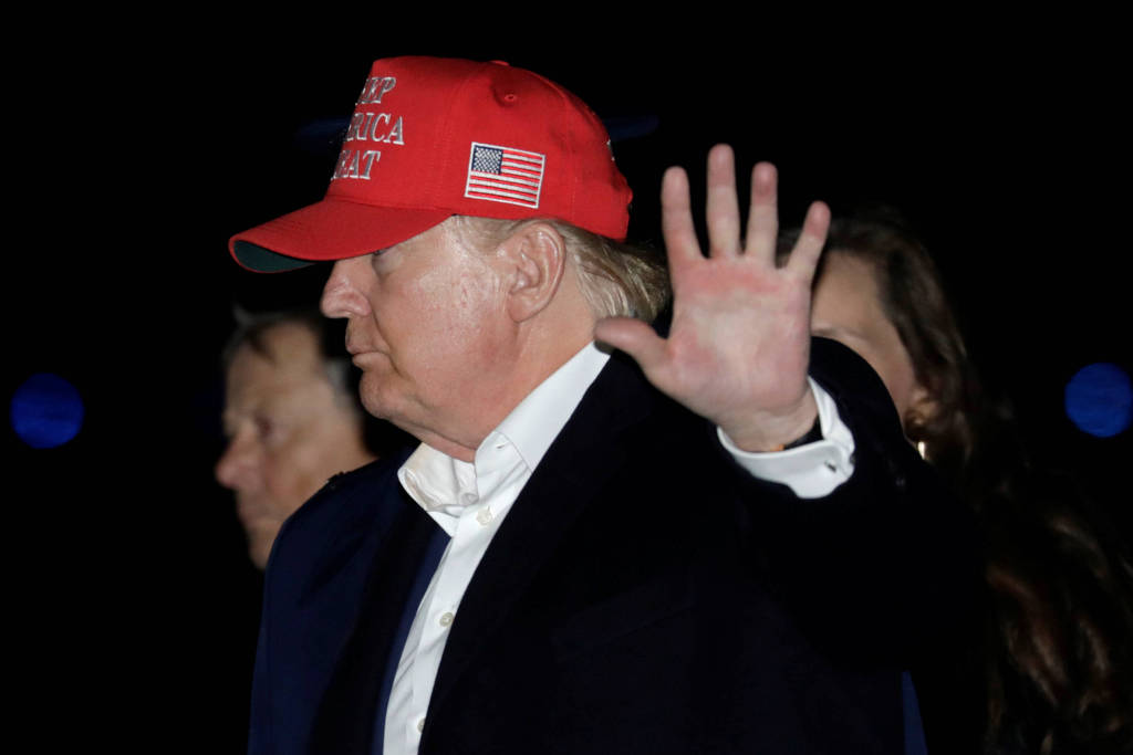 O presidente Donald Trump em Maryland, EUA - Yuri Gripas/Reuters