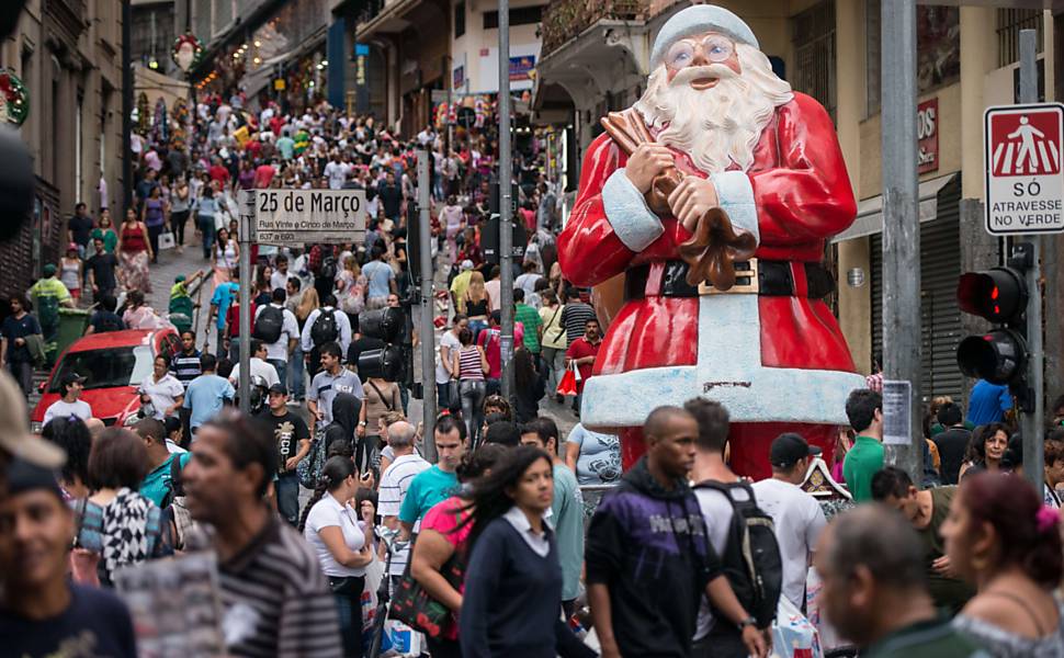 Com crescimento de 9,5%, vendas de Natal são as melhores desde 2014