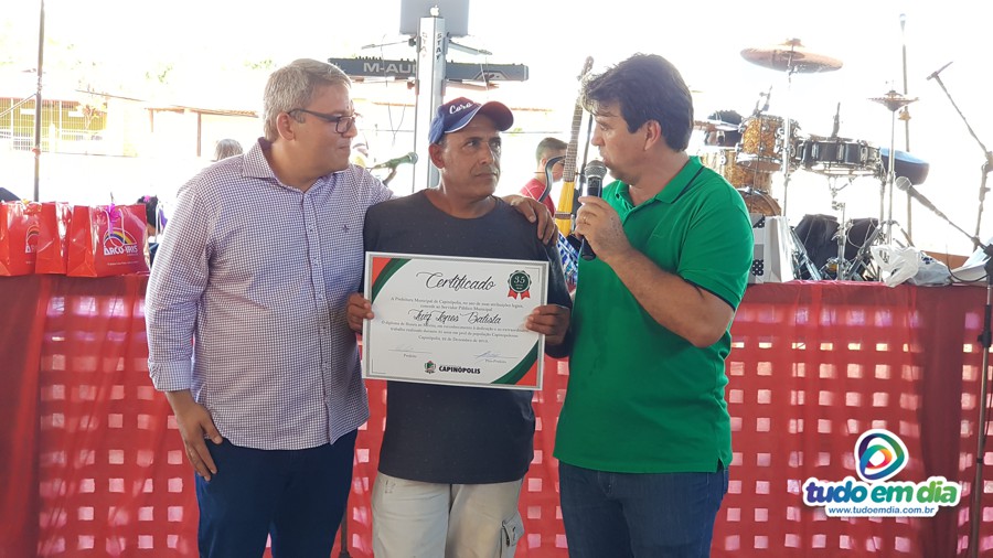 (Esq) Jaisson Souza, Luiz Lopes e Cleidimar Zanotto (Foto: Paulo Braga)