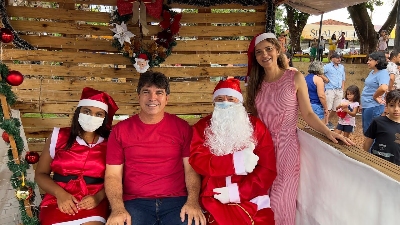 Sorrisos e muita alegria na entrega de brinquedos de Natal em Capinópolis