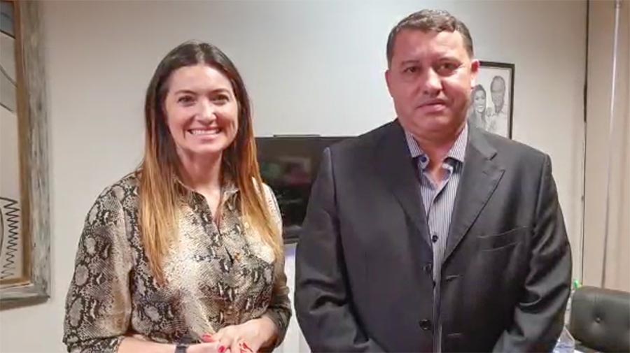 Greyce Elias e Caetano Neto da Luz | Foto: Reprodução/Tudo Em Dia