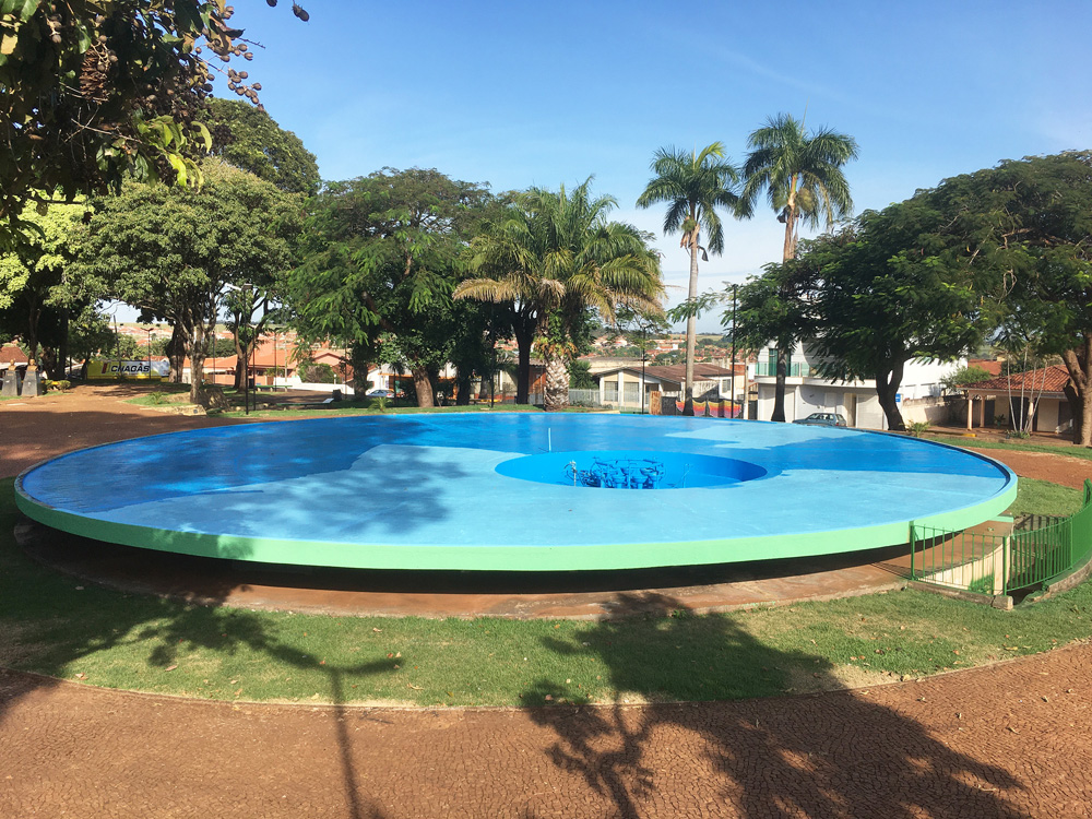 Fonte da Praça central de Capinópolis é reformada