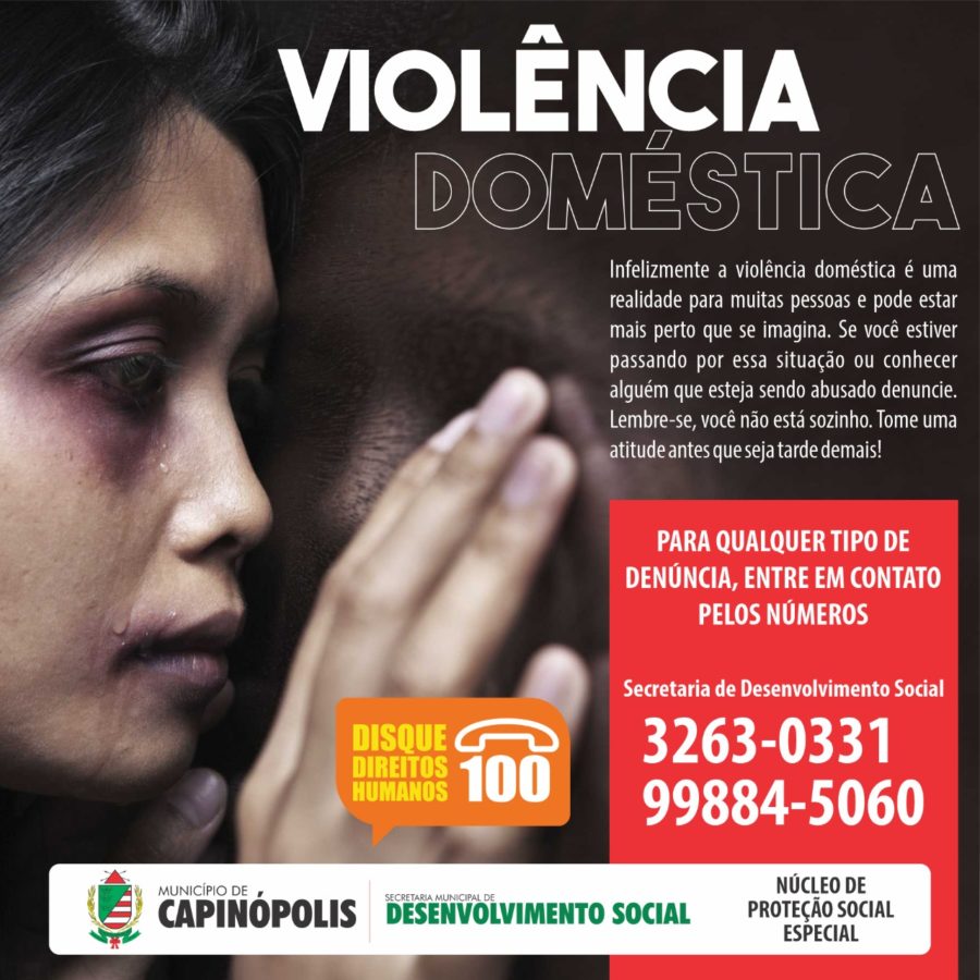 Diga não à violência doméstica