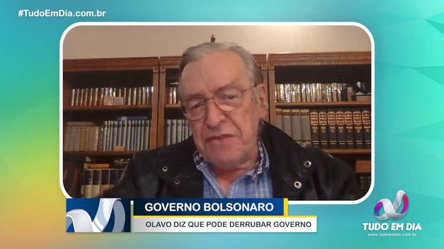 Olavo de Carvalho chama Bolsonaro de ‘inativo e covarde’ e diz que pode derrubar governo