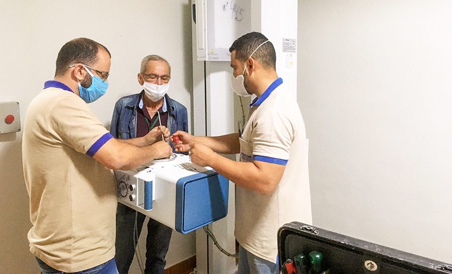 Novo aparelho de raio-x garantirá radiografias de mais qualidade no Hospital Municipal de Capinópolis