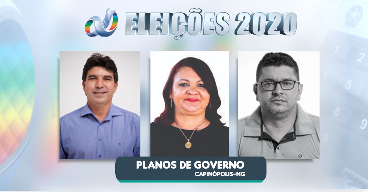 Eleições: Veja o plano de governo dos candidatos a prefeito(a) em Capinópolis