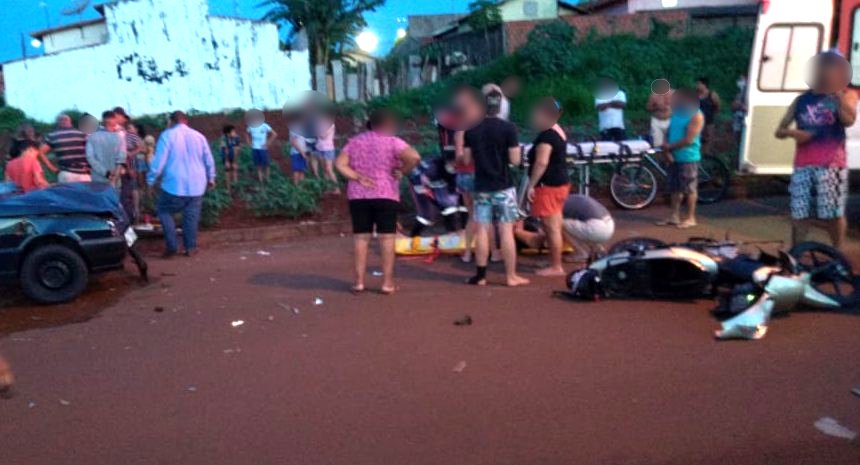 Jovens ficam feridos em acidente no Barbosa II, em Capinópolis