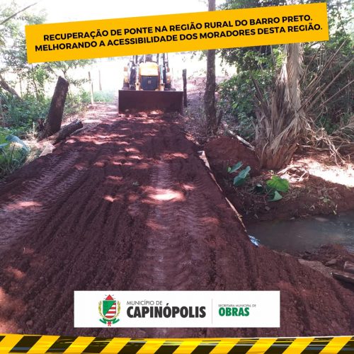 Estradas rurais estão sendo reparadas em Capinópolis