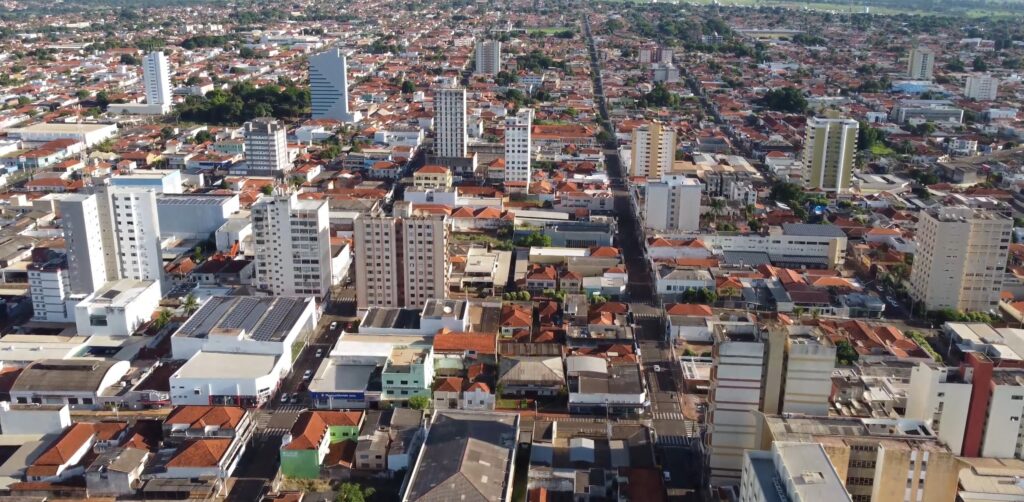 Imagem aérea de Ituiutaba