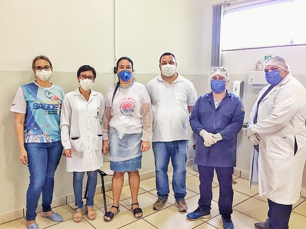 Equipe que protagoniza o sucesso do programa de saúde bucal em Capinópolis | Foto: Divulgação