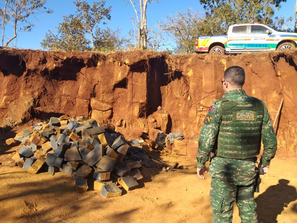 PMMA desarticula mineração irregular em Ituiutaba | Foto: PMMA/Divulgação
