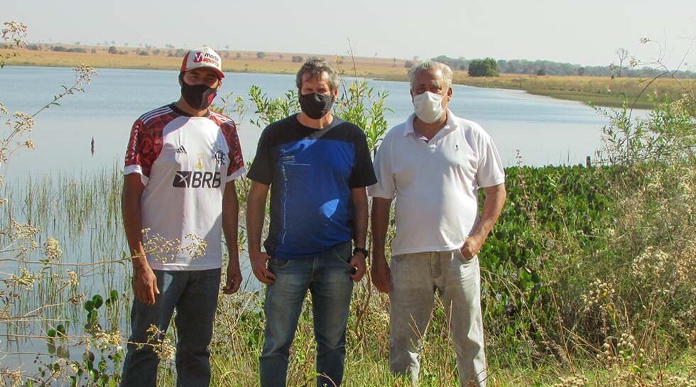 Ipiaçu: Lagoa do Quinca é visitada por historiador