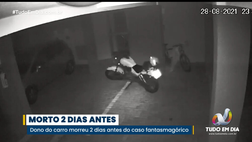  “Moto fantasma” anda sozinha em estacionamento de Londrina