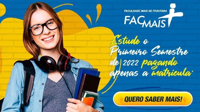 Ituiutaba: FacMais sorteará matrícula para um dos cursos oferecidos para 2022 com semestre gratuito