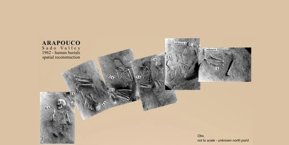 Fotografias de Manuel Farinha dos Santos onde se podem ver as múmias estudadas (Imagem: Peyroteo-Stjerna et al/European Journal of Archaeology)
