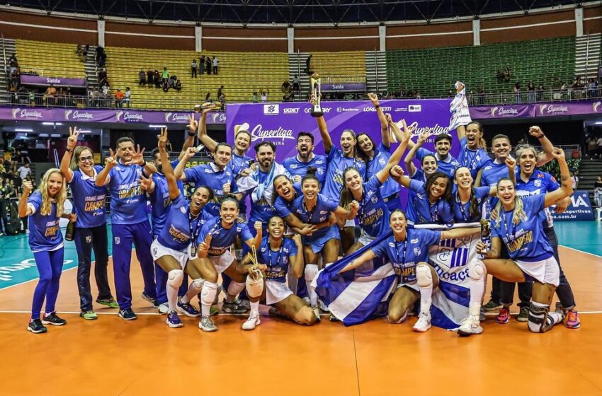 Minas Tênis Clube conquista Superliga feminina de vôlei