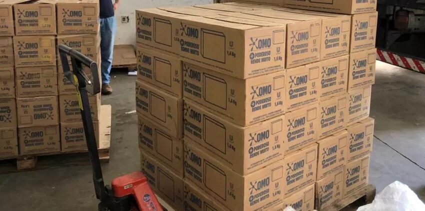 Uberlândia: distribuidora que armazenava sabão OMO falsificado tem atividades bloqueadas