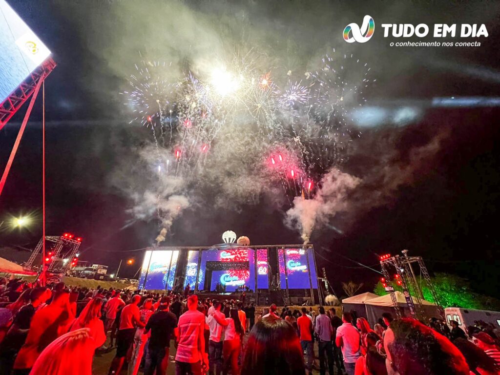 Um grande público compareceu à segunda noite do Cidade das Águas Music no sábado (03) | Foto: Divulgação