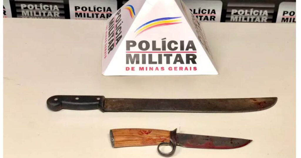 Armas apreendidas pela PM após homicídio em Patrocínio | Foto: Polícia Militar/Divulgação