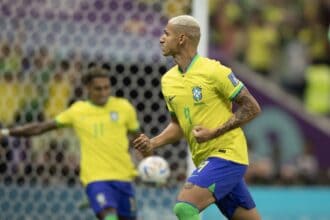 Brasil x Sérvia pelo primeiro jogo da fase de grupos da Copa do Mundo Catar 2022. Richarlison Créditos: Lucas Figueiredo/CBF