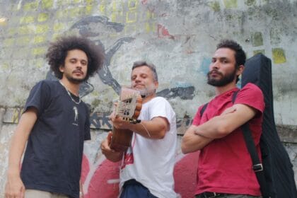 Vaine, Cleiton Custódio e Kainã Bragiola, respectivamente, participam do documentário Meus Parça