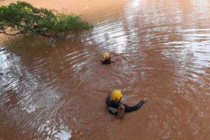 Bombeiros encontraram o homem afogado no Rio Tijuco, na região de Monte Alegre