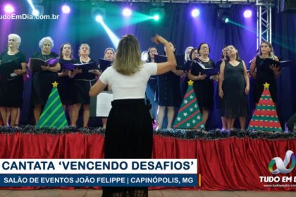 Trecho da Cantata "Vencendo Desafios" - Grupo Conviver de Capinópolis