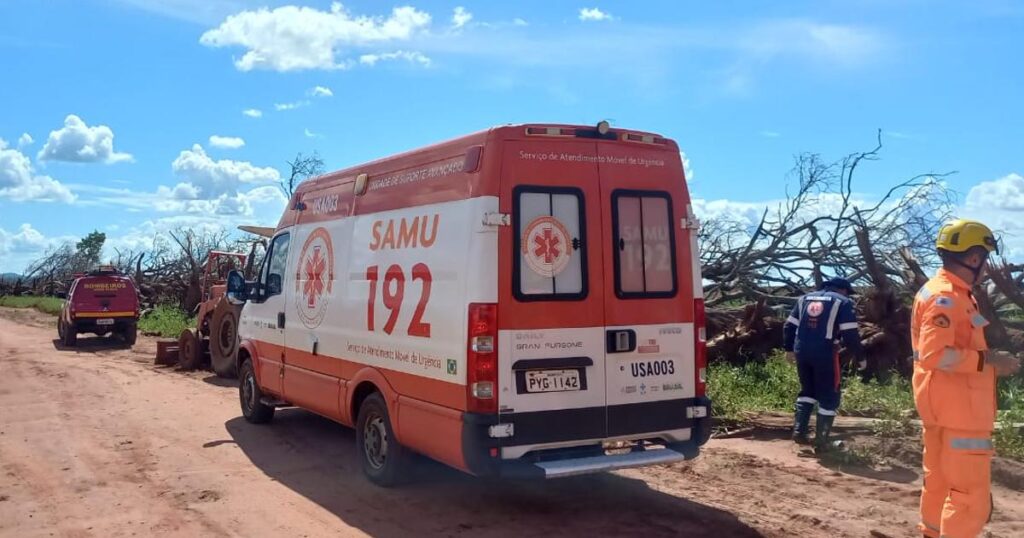 Homem se acidentou na zona rural de Ituiutaba, na altura do km 778 da Br-365