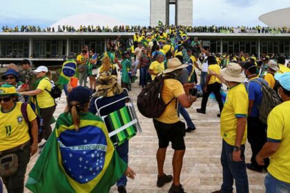 Atos terroristas causaram grande destruição aos Três Poderes em Brasília | Foto: Marcelo Camargo