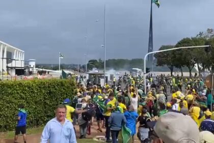 Golpistas invadiram o STF, Palácio do Planalto e Congresso Nacional | Foto: Reprodução