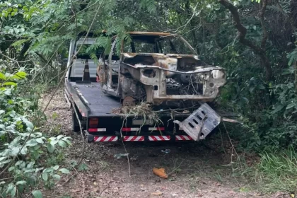 Desmancha de veículo localizado em Uberlândia — Foto Polícia CivilDivulgação