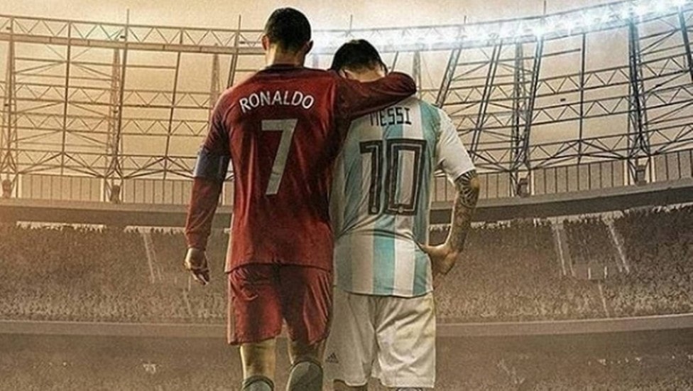 Cristiano Ronaldo e Messi