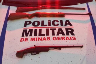 Homem é preso com armas após cobrar dívidas em Capinópolis