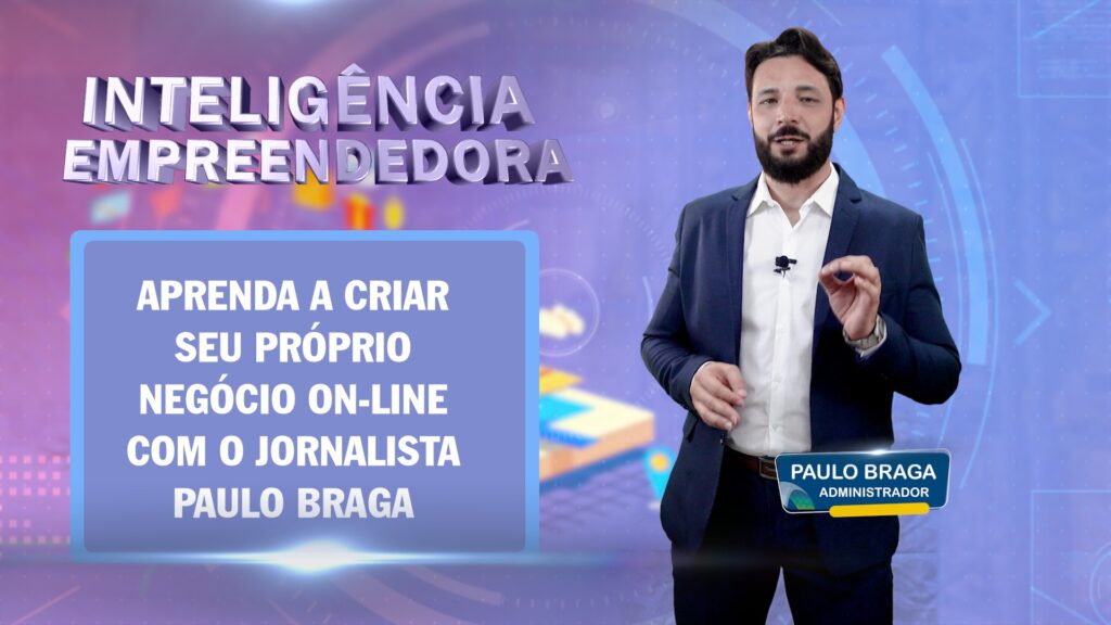 Paulo Braga Jornalista, apresentador do curso"Inteligência Empreendedora" | Foto: Tudo Em Dia