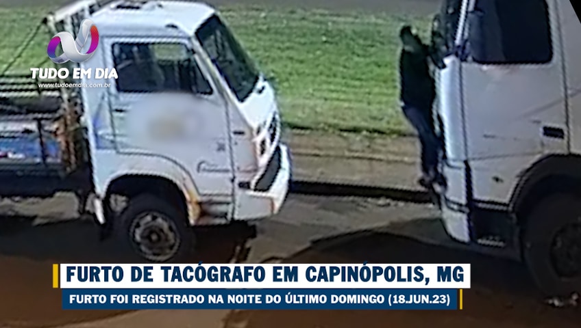 Furto de tacógrafo em Capinópolis