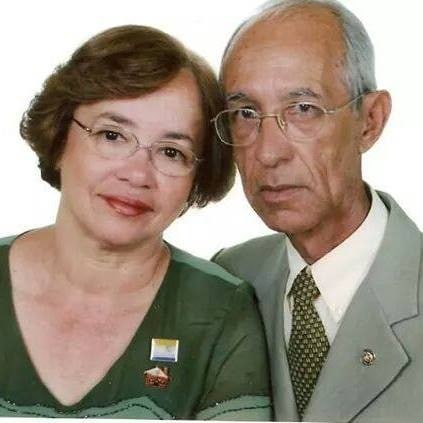 Júlia Alvarenga e o esposo Luiz Humberto Alvarenga