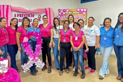CRV Industrial e Secretaria de Saúde de Capinópolis realizaram ação de prevenção para celebrar o Outubro Rosa