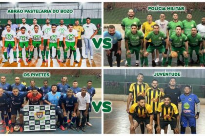 Semifinalistas da Copa Amizade de futsal masculino em Capinópolis buscam uma vaga na final