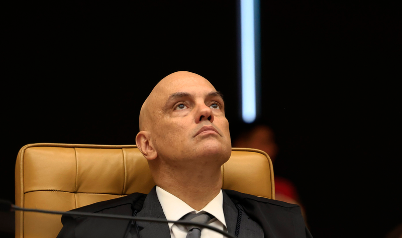 Brasilia DF 08 02 2024 Ministro Alexandre de Moraes durante Sessão plénaria do STF. foto: Rosinei Coutinho/SCO/STF
