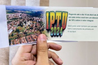 Carnê de IPTU 2024 de Capinóolis | Foto: Paulo Braga
