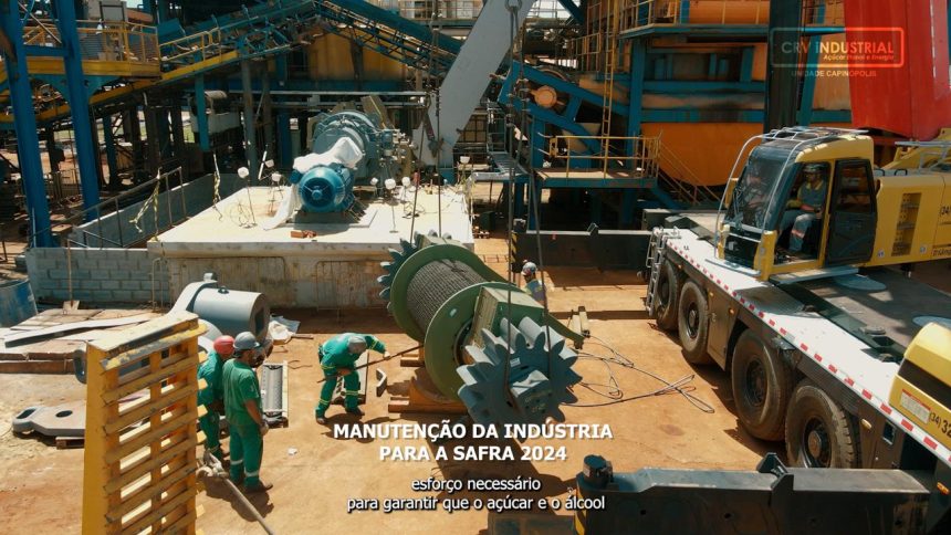 CRV Industrial Minas Gerais efetua manutenção para iniciar safra 2024