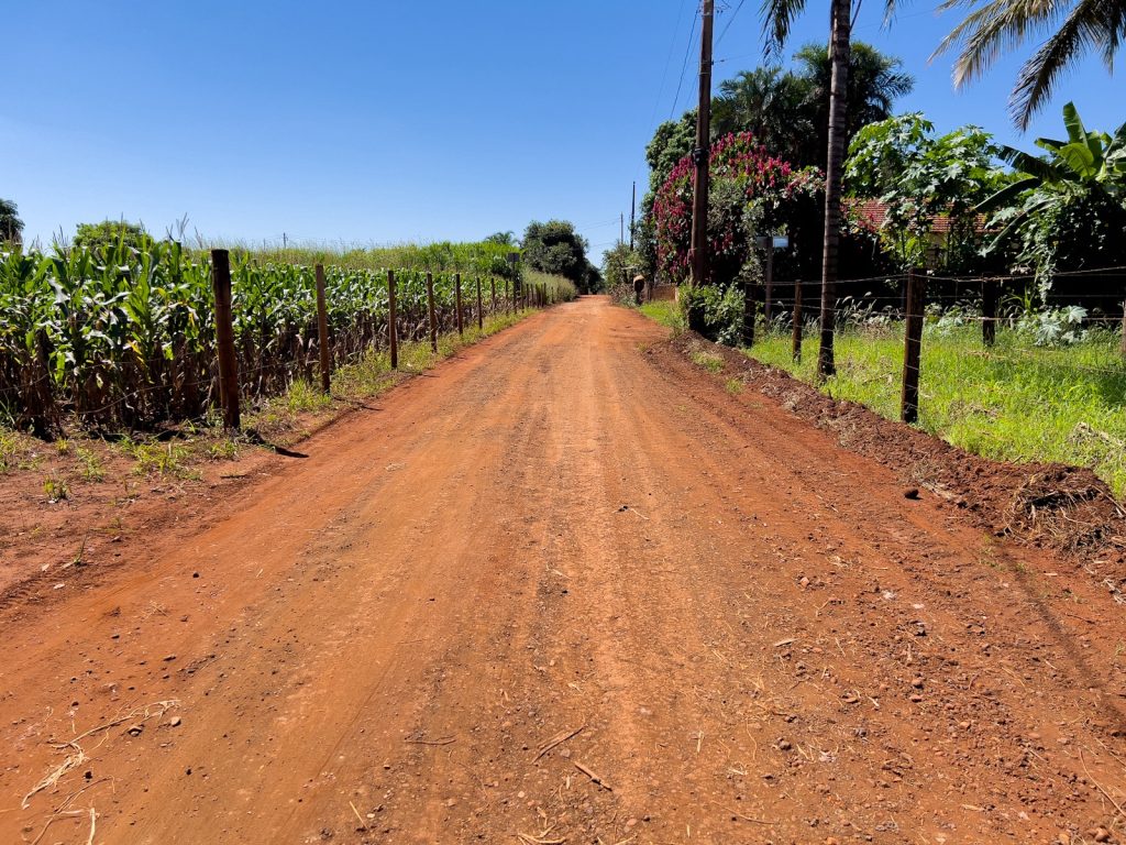 Estrada rural da região conhecida como Chácara do Neguta | Foto: Ananda Braga