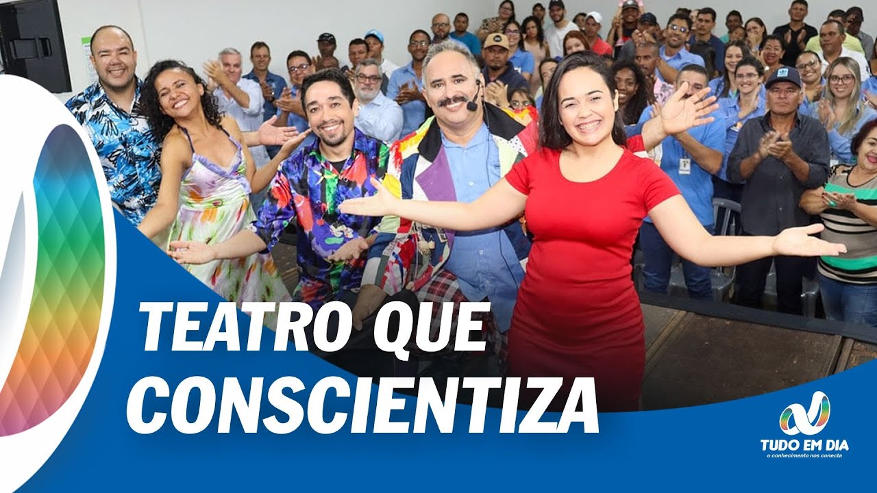 Cia de teatro leva conscientização em evento promovido pela CRV Industrial em Capinópolis
