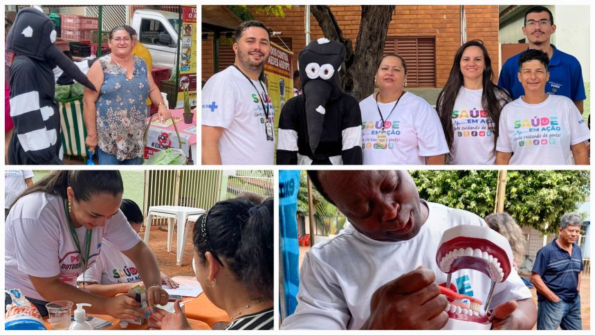 Dia Mundial da Saúde é celebrado na feira livre em Capinópolis